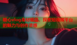 糖心vlog身材极品，探索短视频平台的魅力与创作灵感