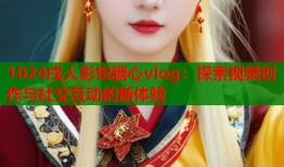 1024戌人影祝糖心vlog：探索视频创作与社交互动的新体验