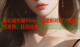 糖心成年版Vlog：私密影片库，多格式支持，社交分享