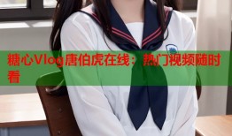 糖心Vlog唐伯虎在线：热门视频随时看