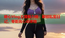 糖心Vlog主播魅力榜：解锁私密日记，零距离心动体验