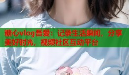 糖心vlog吾爱：记录生活瞬间，分享美好时光，视频社区互动平台