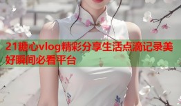 21糖心vlog精彩分享生活点滴记录美好瞬间必看平台