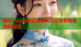 糖心vlog成长记成年礼见证青春蜕变精彩瞬间