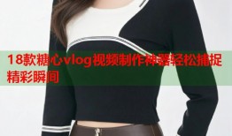 18款糖心vlog视频制作神器轻松捕捉精彩瞬间