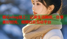 糖心vlog线上：记录生活瞬间，分享美好时光，视频社区互动平台