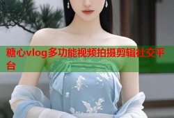 糖心vlog多功能视频拍摄剪辑社交平台