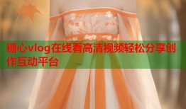 糖心vlog在线看高清视频轻松分享创作互动平台