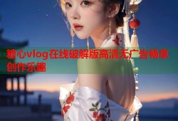 糖心vlog在线破解版高清无广告畅享创作乐趣