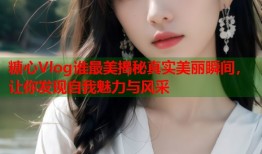 糖心Vlog谁最美揭秘真实美丽瞬间，让你发现自我魅力与风采