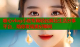 糖心vlog小桃专属轻松解压生活分享平台，陪你发现美好瞬间