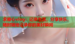 求糖心vlog：记录生活，分享快乐，随时随地记录你的美好瞬间