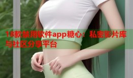 18款禁用软件app糖心：私密影片库与社区分享平台