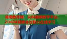 湖南教育网：尖叫视频教学平台，ZOOM视频会议助力在线学习