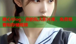 糖心Vlog：你的私人影片库，免费观看和存储视频