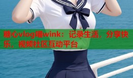 糖心vlog喵wink：记录生活，分享快乐，视频社区互动平台