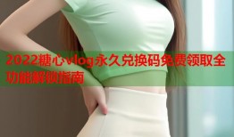 2022糖心vlog永久兑换码免费领取全功能解锁指南