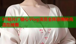 91制片厂糖心Vlog演员全阵容揭秘高清在线看