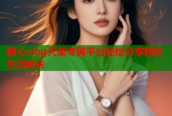 糖心vlog天美专属平台轻松分享精彩生活秘诀