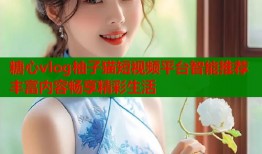 糖心vlog柚子猫短视频平台智能推荐丰富内容畅享精彩生活