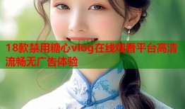 18款禁用糖心vlog在线观看平台高清流畅无广告体验
