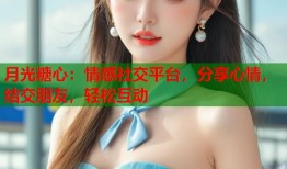 月光糖心：情感社交平台，分享心情，结交朋友，轻松互动
