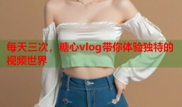 每天三次，糖心vlog带你体验独特的视频世界