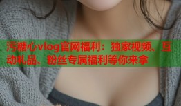 污糖心vlog官网福利：独家视频、互动礼品、粉丝专属福利等你来拿