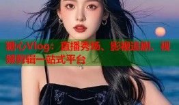 糖心Vlog：直播秀场、影视追剧、视频剪辑一站式平台