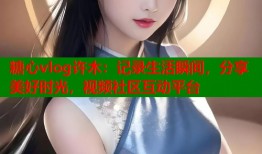 糖心vlog许木：记录生活瞬间，分享美好时光，视频社区互动平台