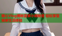 糖心Vlog揭秘富家小姐秘密 轻松享受独家生活体验