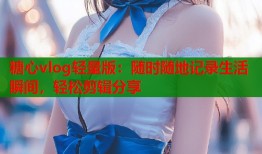 糖心vlog轻量版：随时随地记录生活瞬间，轻松剪辑分享