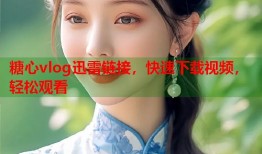 糖心vlog迅雷链接，快速下载视频，轻松观看