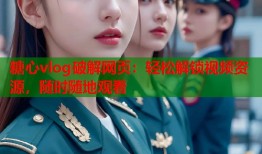 糖心vlog破解网页：轻松解锁视频资源，随时随地观看