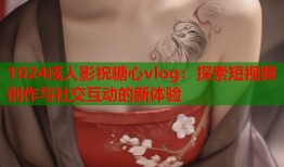 1024戍人影祝糖心vlog：探索短视频创作与社交互动的新体验