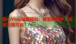 糖心Vlog破解网站：解密新视界，探索无限可能