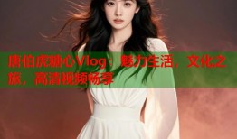唐伯虎糖心Vlog：魅力生活，文化之旅，高清视频畅享