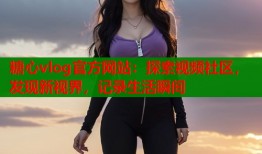 糖心vlog官方网站：探索视频社区，发现新视界，记录生活瞬间