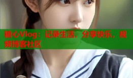 糖心Vlog：记录生活，分享快乐，视频博客社区