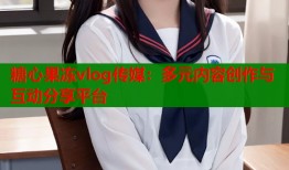 糖心果冻vlog传媒：多元内容创作与互动分享平台