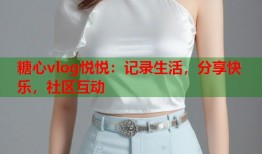 糖心vlog悦悦：记录生活，分享快乐，社区互动