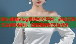 糖心娜娜Vlog视频社交平台，轻松记录生活精彩瞬间，智能推荐好友互动多