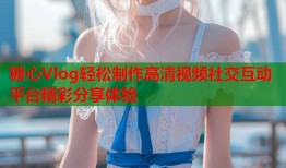 糖心Vlog轻松制作高清视频社交互动平台精彩分享体验