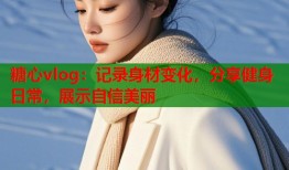 糖心vlog：记录身材变化，分享健身日常，展示自信美丽