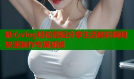 糖心vlog轻松剪辑分享生活精彩瞬间快速制作专属视频