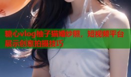 糖心vlog柚子猫婚纱照，短视频平台展示创意拍摄技巧