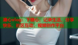 溏心vlog：下糖心，记录生活，分享快乐，社区互动，视频创作平台
