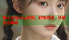 糖心出品vlog资源，轻松创作、分享生活瞬间