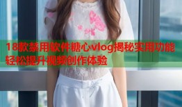 18款禁用软件糖心vlog揭秘实用功能轻松提升视频创作体验