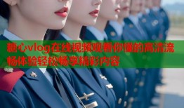 糖心vlog在线视频观看你懂的高清流畅体验轻松畅享精彩内容